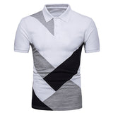 Contrast Color Polo Clothing Shirt