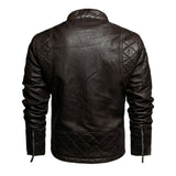Motorcycle Casual Embroidery Biker Coat