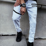 Summer Hip-Hop Style Casual Slim Jeans