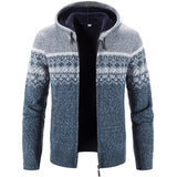 Men Casual Cardigan Zipper Sweater