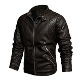 Motorcycle Casual Embroidery Biker Coat