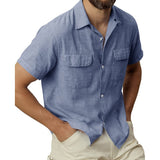 Casual Blouse Cotton Linen T Shirt