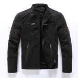 Winter Motorcycle PU Leather Jacket