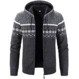 Men Casual Cardigan Zipper Sweater