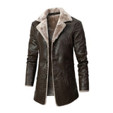 New Windbreaker Leather Jacket Coat