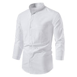 Casual Blouse Cotton Linen Dress Shirt