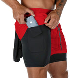2 In 1 Double-deck GYM Sport Shorts