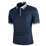 Men Polo Streetwear Casual Fashion Shirt