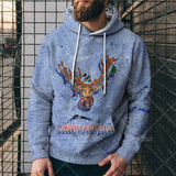 Round Neck Christmas Hoodie for Men