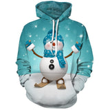 Round Neck Christmas Hoodie for Men