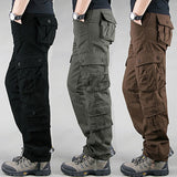 Wear-Resistant Loose Straight Overalls Pants