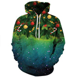 Round Neck Christmas Hoodie for Men