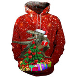 Round Neck Christmas Hoodie for Men