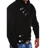 Long Sleeve Turtleneck Sweater for Men