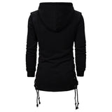 Men Slim Fit Dark Hoodie