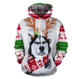 Round Neck Christmas Hoodie for Men